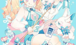 色系漫画少女,色彩斑斓的少女世界